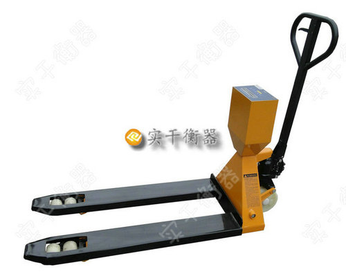 手推3000kg防爆叉車秤